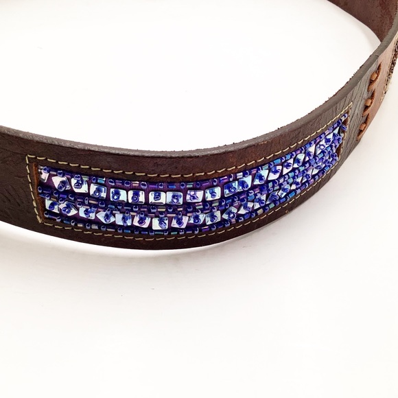 {Chico’s} Embellished Leather Belt - Picture 6 of 16
